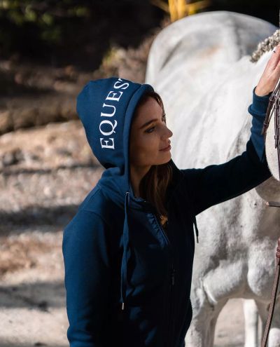 Sportive Navy Ideal Hoodie (M) Equestrian Stockholm
