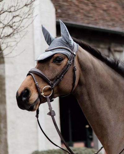 Wellington Basic Velvet Grey Ear Net (Full)