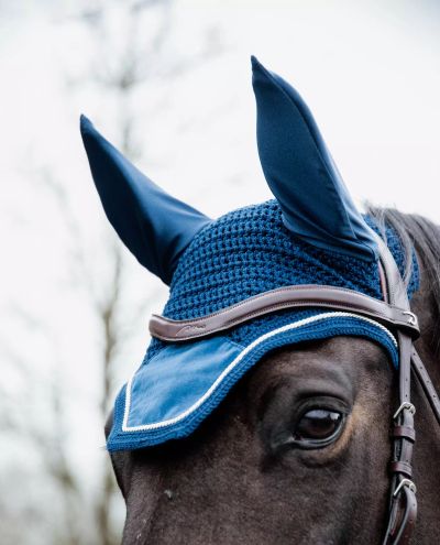 Wellington Basic Velvet Navy Ear Net (Full)