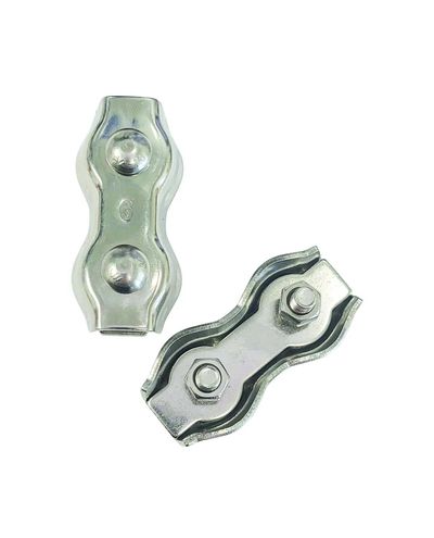 Rope connector 5-8mm til hegnstov, rustfrit stål 6stk