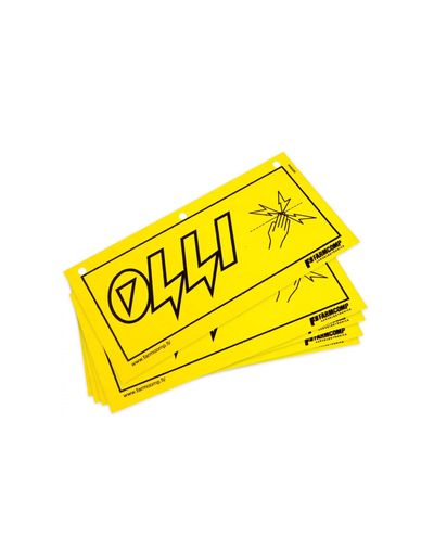 Olli Advarselsskilt til elektrisk hegn (5 stk.)