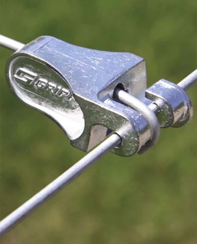 Gripple T-Clip (3,25mm-4,20mm) forbinder til ståltråd og net